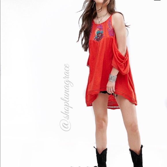 Free People Cold Shoulder Blouse - Picture 2 of 6